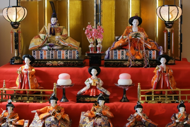 雛人形の並べ方