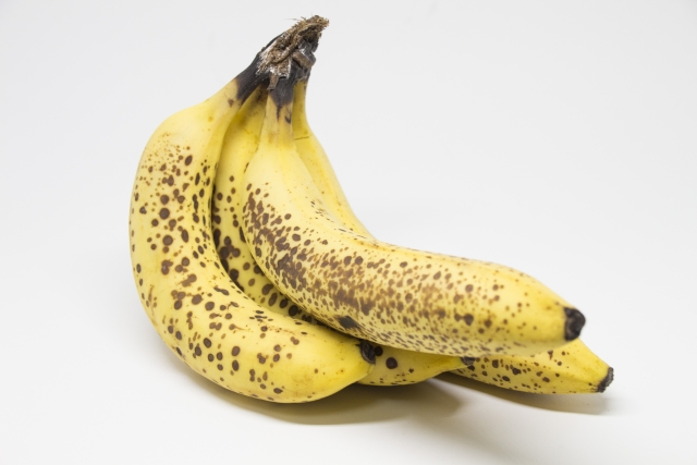 バナナの皮に黒い斑点