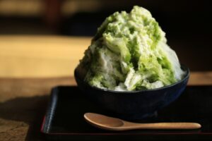 ふわっと削られたかき氷